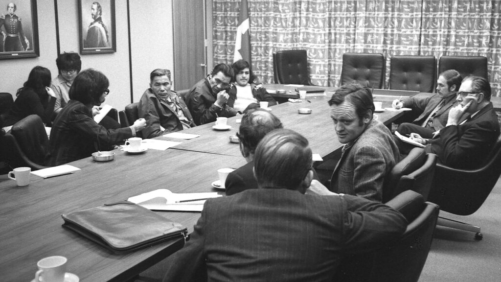 Our story meeting with pres ibnwt james wah shee + min diand chretien 1972 171 29a ncs collection historical